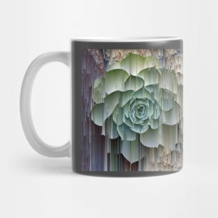 Glitched Succulent Mug